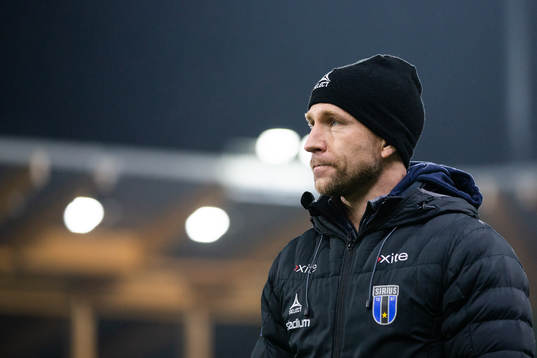 Sirius tränare Henrik Rydström deppar