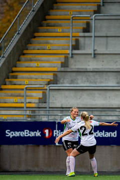 Synne Kristine Hamborg of Hønefoss celebrates with