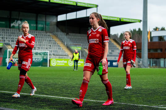 Agnethe Olaug Mathisen of Medkila at half-time