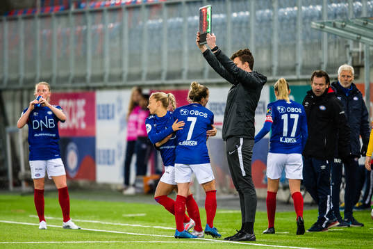 Rikke Bogetveit Nygard and Sigrid Heien Hansen of Vålerenga