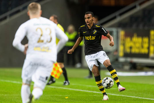 under fotbollsmatchen i Allsvenskan mellan AIK och Varberg