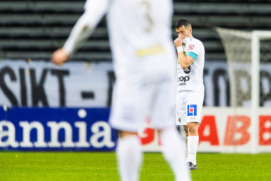 Varbergs Astrit Selmani deppar