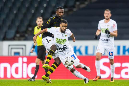 s Henok Goitom och Varbergs Junes Barny