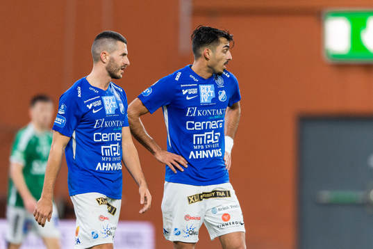 Norrbys Abbas Mohamad och Alen Krasnici deppar