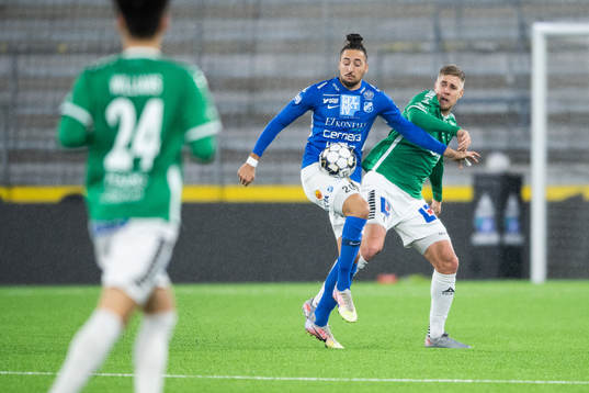 Norrbys Dijan Vukojevic och Brages Mattias Liljestrand