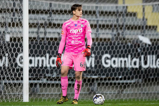 AFC Eskilstunas målvakt Wille Jakobsson