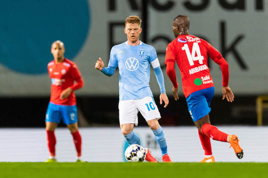 Malmö FF Anders Christiansen och Helsingborgs Mohammed