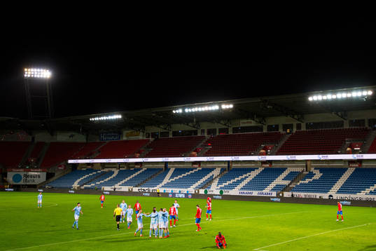 Malmö FF spelare jublar