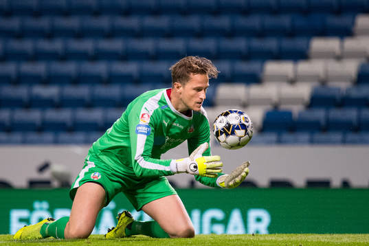 Helsingborgs målvakt Anders Lindegaard