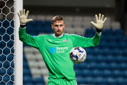 Helsingborgs målvakt Alexander Nilsson