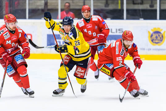 Södertäljes Anton Heikkinen och Modos Anton Öhman