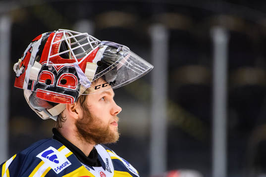 Södertäljes målvakt Filip Gustavsson