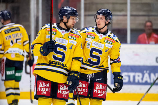 Södertäljes Hugo Gustafsson och Nick Olesen
