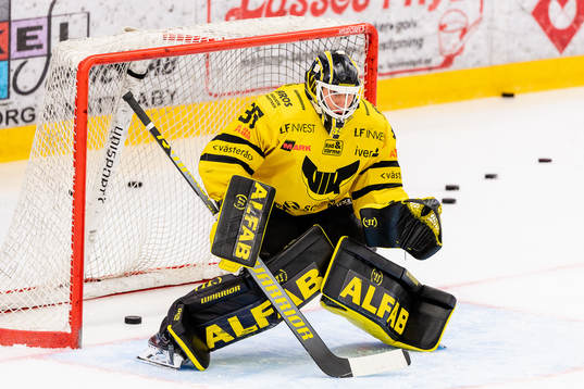 Västerås målvakt Emil Kruse