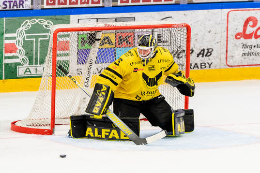 Västerås målvakt Emil Kruse