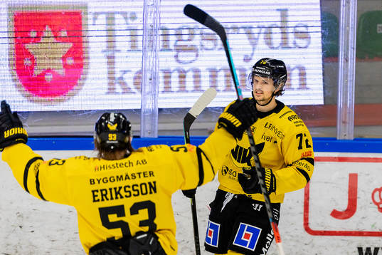 Västerås Viktor Hertzberg jublar