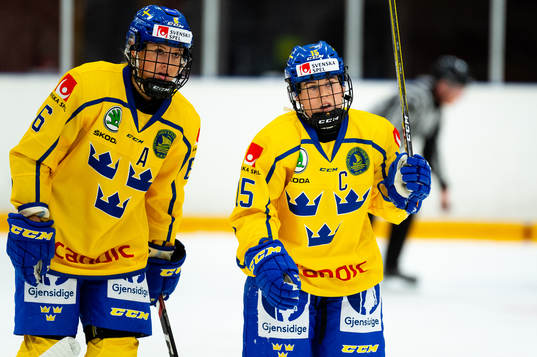 Josefine Holmgren and Lisa Johansson of Sweden