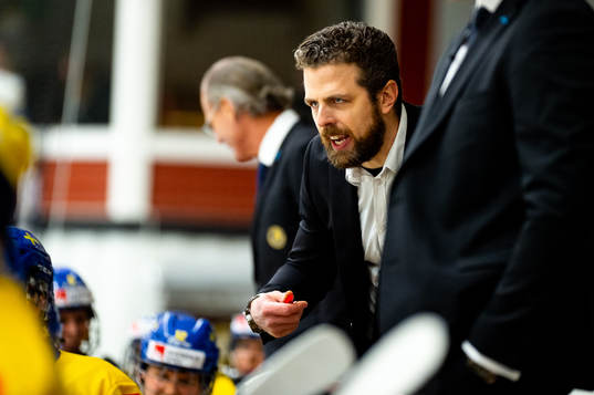 head coach Ulf Lundberg of Sweden