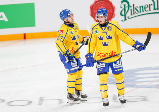 Leon Bristedt #67, SWE and Andreas Wingerli #24, SWE