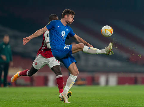 LONDON, ENGLAND - Thursday, November 5, 2020: Molde's