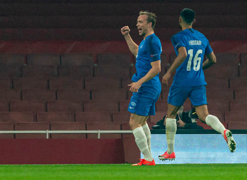 LONDON, ENGLAND - Thursday, November 5, 2020: Molde's
