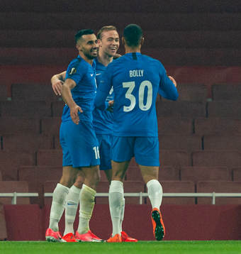 LONDON, ENGLAND - Thursday, November 5, 2020: Molde's
