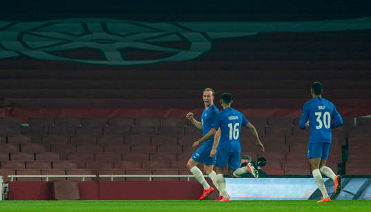 LONDON, ENGLAND - Thursday, November 5, 2020: Molde's