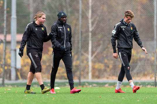 Charlie Weberg och Boris Lumbana