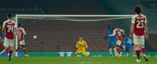 LONDON, ENGLAND - Thursday, November 5, 2020: Molde's