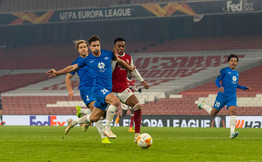 LONDON, ENGLAND - Thursday, November 5, 2020: Molde's