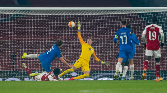 LONDON, ENGLAND - Thursday, November 5, 2020: Arsenal's Joe