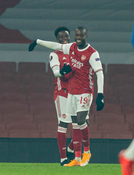 LONDON, ENGLAND - Thursday, November 5, 2020: Arsenal's