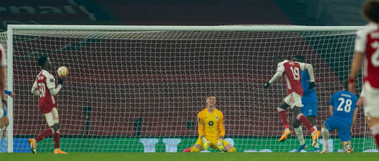LONDON, ENGLAND - Thursday, November 5, 2020: Molde's