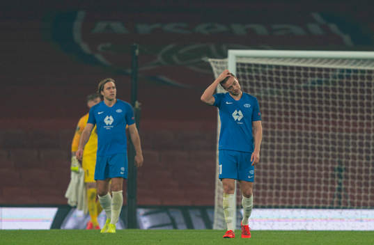 LONDON, ENGLAND - Thursday, November 5, 2020: Molde's