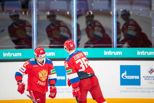 Dmitri Zlodeev #36, RUS, Marat Khusnutdinov #22, RUS