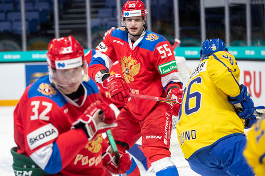Daniil Chayka #55, RUS, Linus Ölund #36, SWE, Ilya Safonov