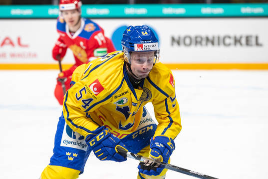 Jonathan Dahlen #54, SWE Vasili Podkolzin #19, RUS