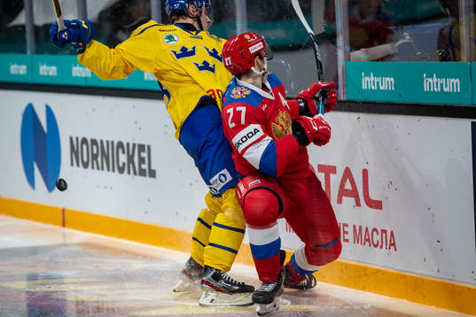 Jesper Sellgren #58, SWE, Rodion Amirov #27, RUS