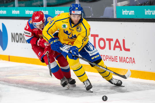Marat Khusnutdinov #22, RUS, Eric Martinsson #64, SWE