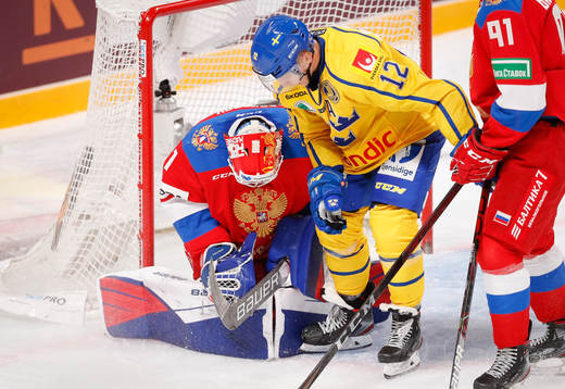 Yaroslav Askarov #1, RUS and Max Friberg #12, SWE