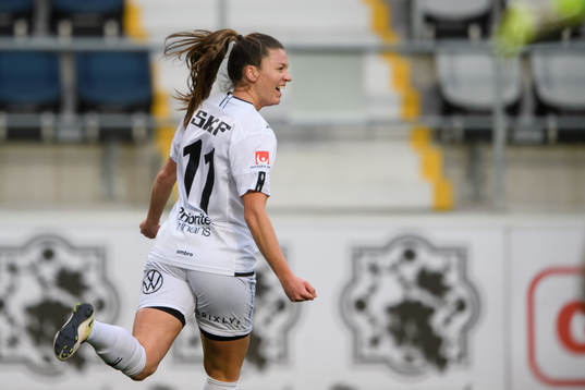 Göteborgs Pauline Hammarlund jublar
