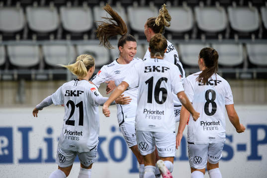 Göteborgs Pauline Hammarlund jublar