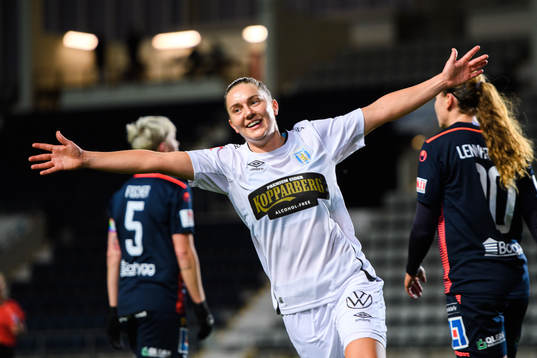 Göteborgs Vilde Böe Risa jublar