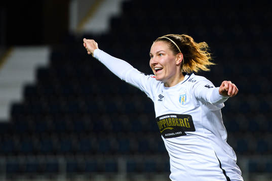 Göteborgs Natalia Kuikka jublar