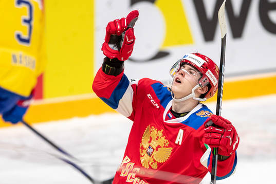 Rodion Amirov #27, RUS scores 1-1