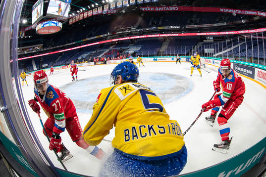 Rodion Amirov #27, RUS, Gustav Backström #5, SWE, Egor