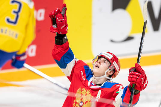 Rodion Amirov #27, RUS scores 1-1
