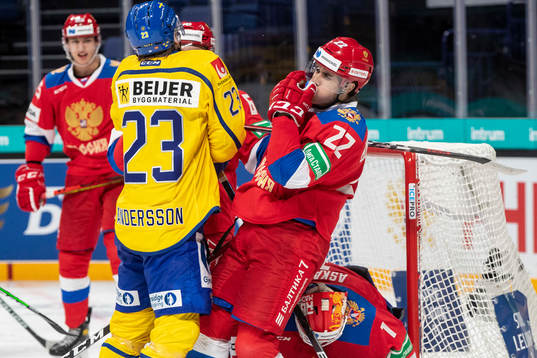 Lias Andersson #23, SWE, Marat Khusnutdinov #22, RUS