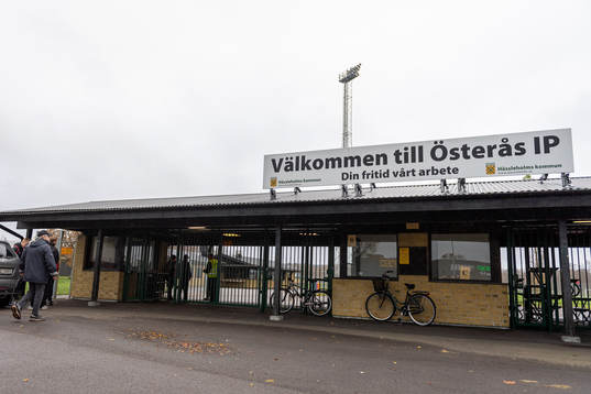 Entrén till Österås IP