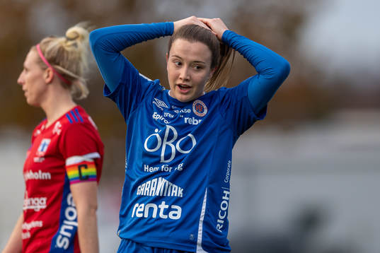 Örebros Maja Regnås deppar